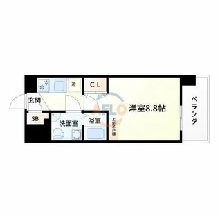 CASSIA十三【3階】の間取り