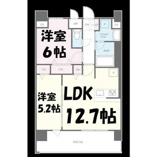 セイワパレス吹上公園【7階】の間取り