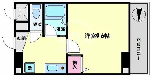 TM南森町【7階】の間取り