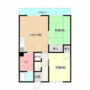 クリーンハイツ【2階】の間取り