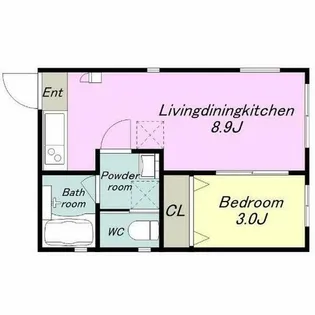 Avance豊国【2階】の間取り