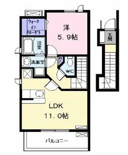 馬車道館【2階】の間取り