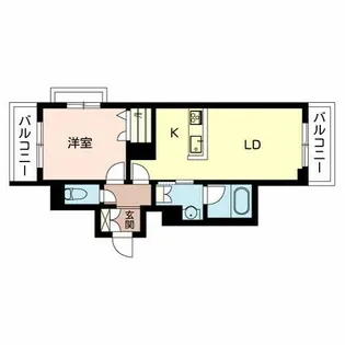 メゾン・ソラーレ【1階】の間取り