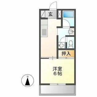 第一下林ビル【302号室】の間取り