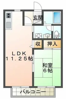 アメニティハイツⅡ【2階】の間取り