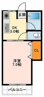 大阪府大阪狭山市金剛1丁目【マンション】の間取り