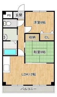 フロントパーク守山【3階】の間取り