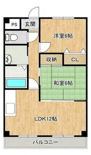 フロントパーク守山【3階】の間取り