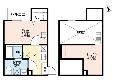 Rilassante山王【1階】の間取り