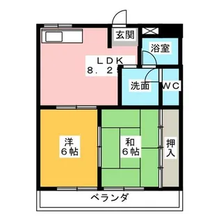 第3藤島ビル【2階】の間取り