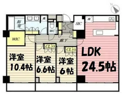 サン・メゾン南山【3階】の間取り