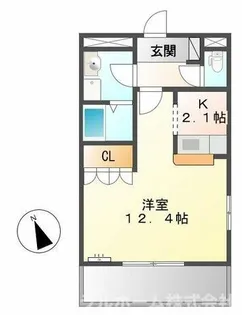 スプリングス【1階】の間取り