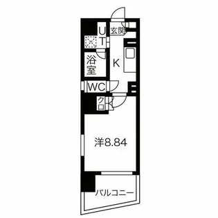 アールズタワー東山公園【6階】の間取り