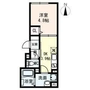 トルナーレ【3階】の間取り