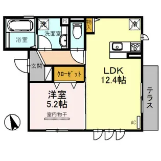 大阪府大阪市平野区平野南3丁目【アパート】の間取り