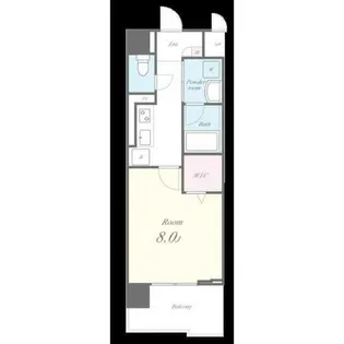 Eastern Wells(イースタン ウェルス)【4階】の間取り