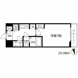 ラヴ神戸三宮【15階】の間取り