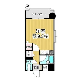 ダイアパレス県庁前805【0805号室】の間取り