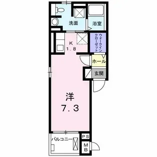 エスポワール【2階】の間取り