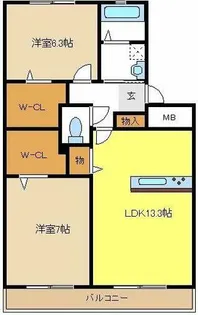 ラピス本郷【2階】の間取り