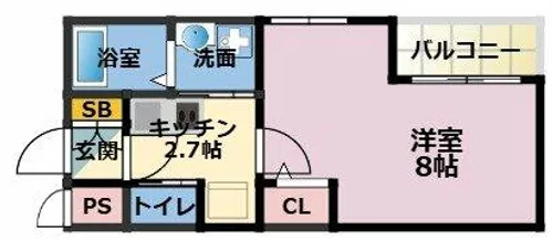 京橋フォーシーズンズ【4階】の間取り