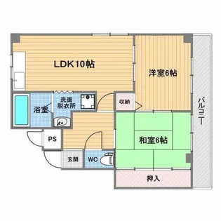 カスタム加島Ⅲ【3階】の間取り