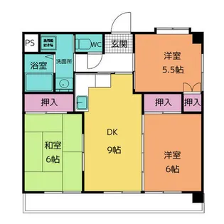 NATUREL Ⅰ【3階】の間取り