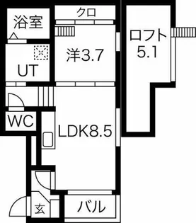 jolie maison 2【2階】の間取り