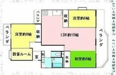 パストラルハイム明徳7番館【2階】の間取り
