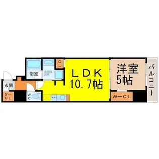 ダイワシティー大須【2階】の間取り