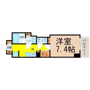 スリーアイランドタワー千種【7階】の間取り
