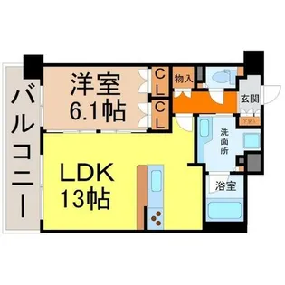 グラン・アベニュー名駅【4階】の間取り