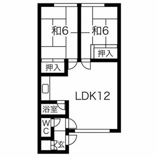 清水ハイツ【205号室】の間取り