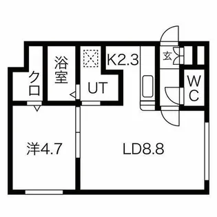 FELSENⅡ【4階】の間取り
