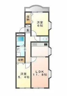 プリマベール【2階】の間取り