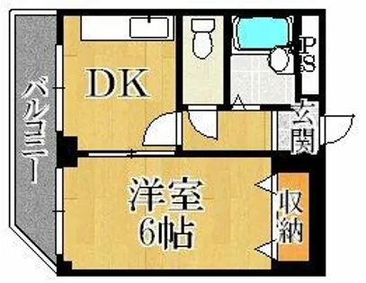 リードプラザ清水【8階】の間取り