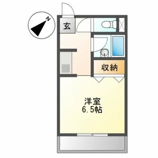 メロディーハイム【2階】の間取り