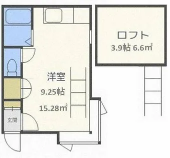 メイプルタウン【203号室】の間取り