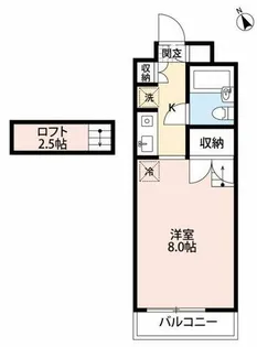 Hills Fujikawa【003J号室】の間取り