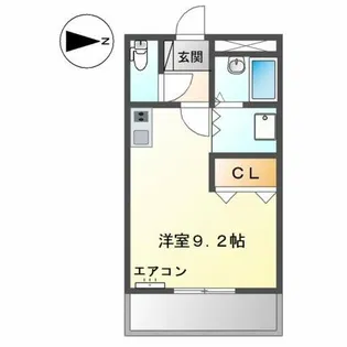 ハイツ御殿山【3階】の間取り