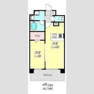 グランネクサス姫路船橋【5階】の間取り