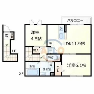 Dear Court【2階】の間取り