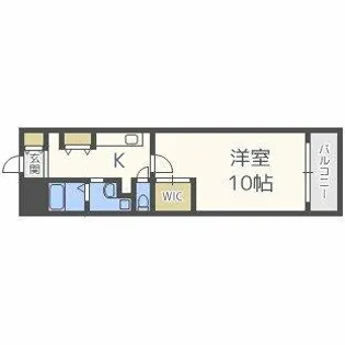 天満リバーサイドプラザ【7階】の間取り