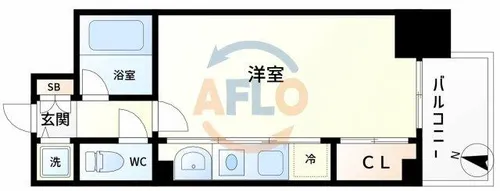 ラナップスクエア福島【6階】の間取り