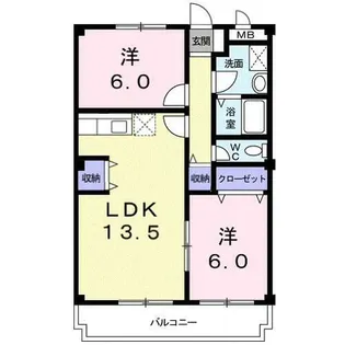 ラコーニア GK【1階】の間取り