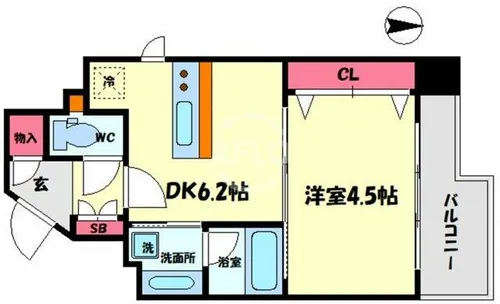 Da Vinchi【10階】の間取り
