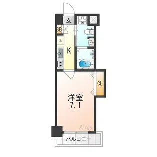 HF四条河原町レジデンス【8階】の間取り