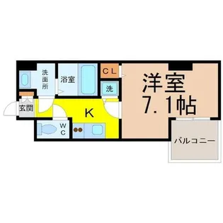 リエス鶴舞WEST TOWER【3階】の間取り