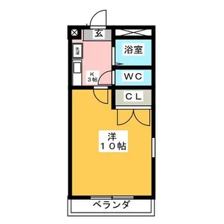 ハイステージ塩浜【1階】の間取り