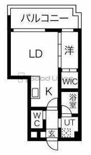 アトリオフラッツ大楠【3階】の間取り